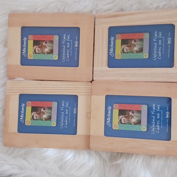 Michaels Accents Michaels Unfinished Wood Frames Set Of 4 Poshmark